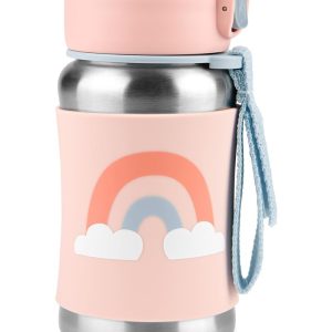 Spark Style Stainless Steel Straw Bottle - Rainbow