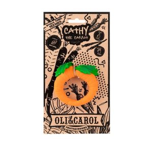 Oli&Carol Organic Rubber Teether - Carrot