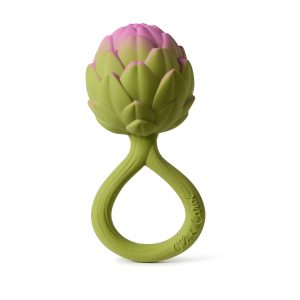 Oli&Carol Organic Rubber Teether - Artichoke