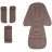 Silver Cross Wave 3 Seat Liner & Harness Pad Set