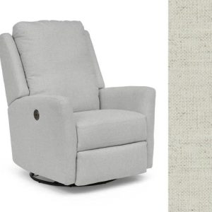 Best Chairs Heatherly Swivel Glider & Recliner - Performance Snow