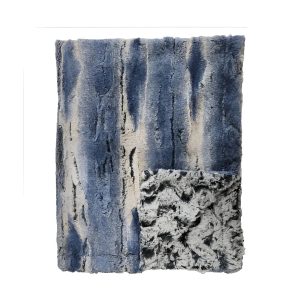 Winx & Blinx Plush Minky Baby Blanket - Ombre navy