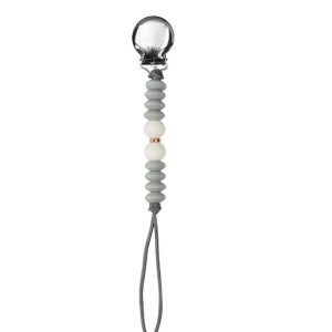 Adora Pacifier Clip - Graphite